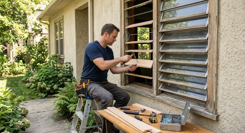 Slatted Window Repair in Kansas City, KS